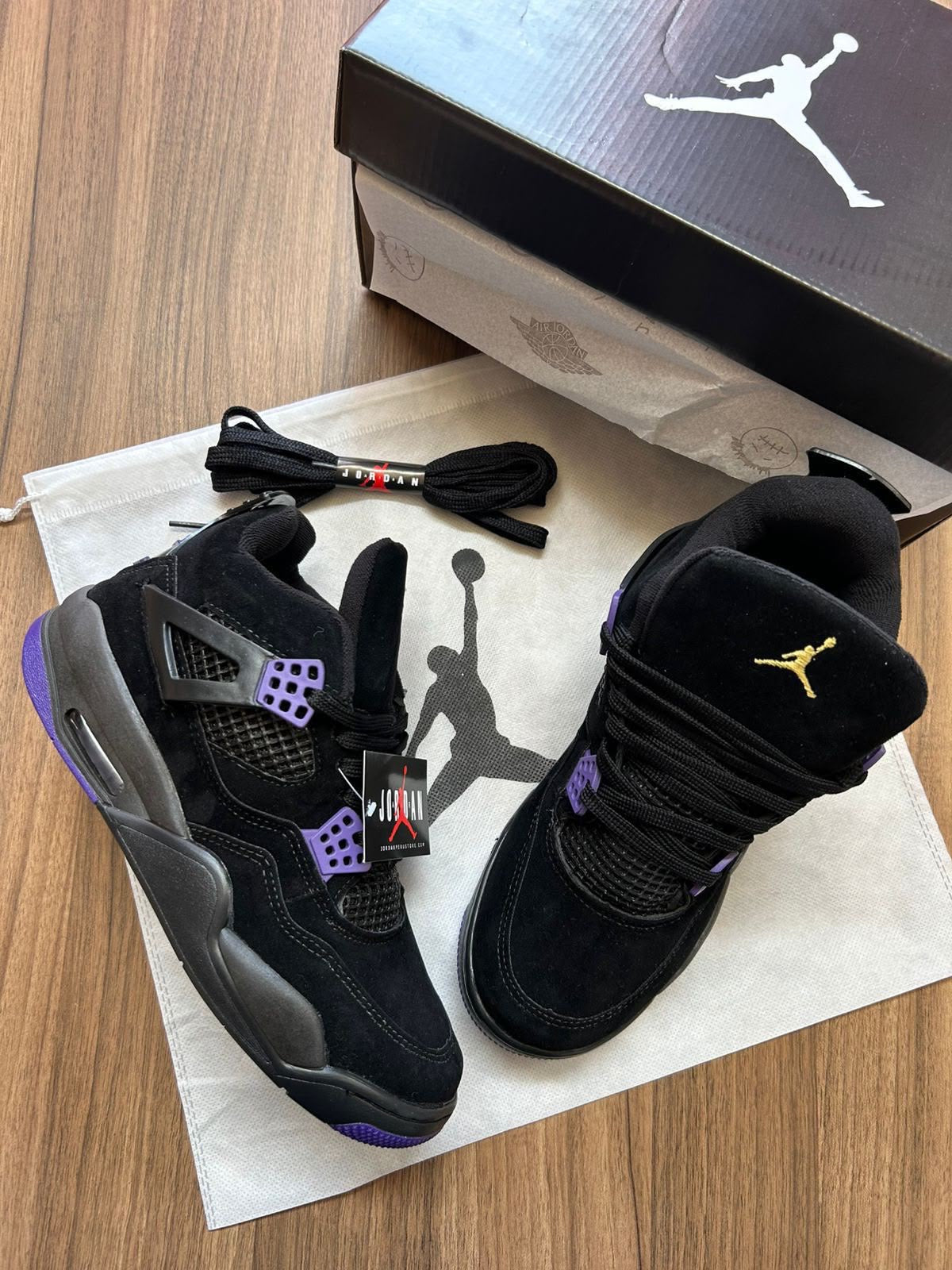JORDAN 4 Negra Violeta